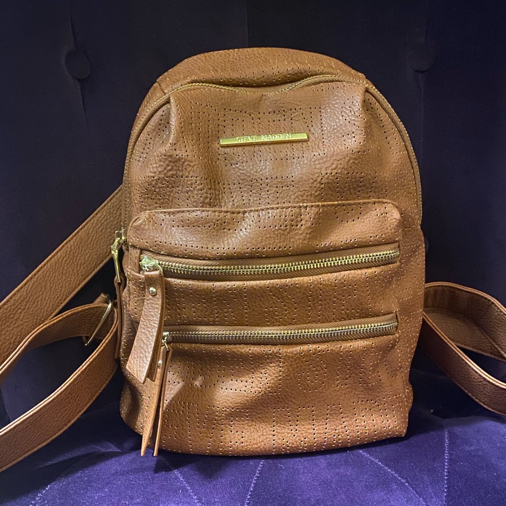 Steve Madden Brown Backpack